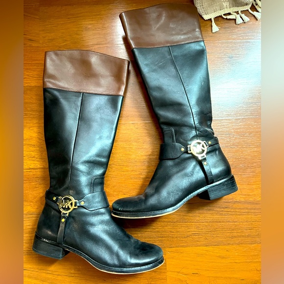 Michael Kors leather Riding boots size 9.5 - Picture 1 of 6